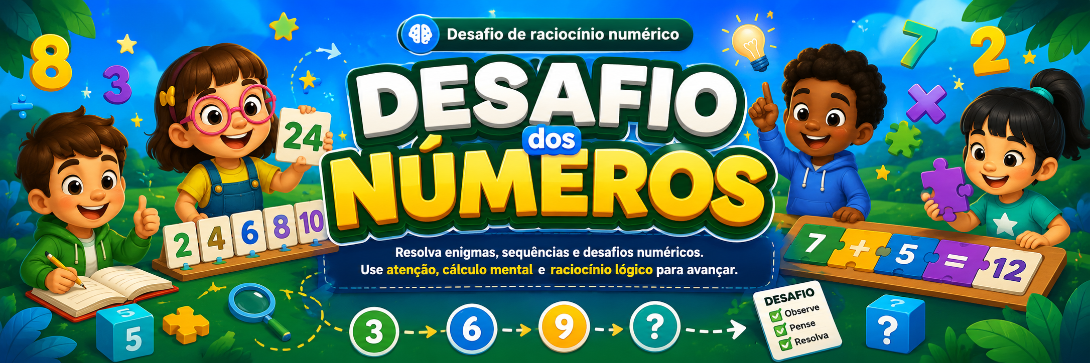 Banner Desafio dos Números